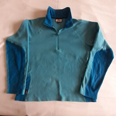 Mountain Equipment Damen-Fleecejacke Größe 10 türkis Polartec