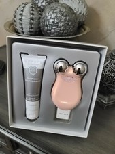 NuFace mini facial toning device w/ gel! Blus...