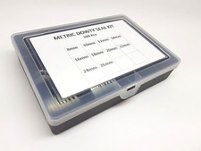 135 Pce METRIC DOWTY BONDED SEAL/WASHER KIT SELF CENTERING M6 to M24 HYDRAULIC 