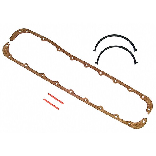 Mr Gasket Engine Oil Pan Gasket Set 292; 4pc Cellulose Nitrile for Ford