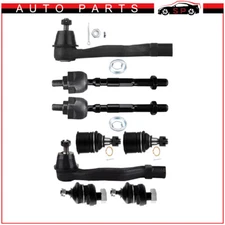 8set Inner Outer Tie Rod End Ball Joints Fits 1998 1999 2000 2001 Acura Integra