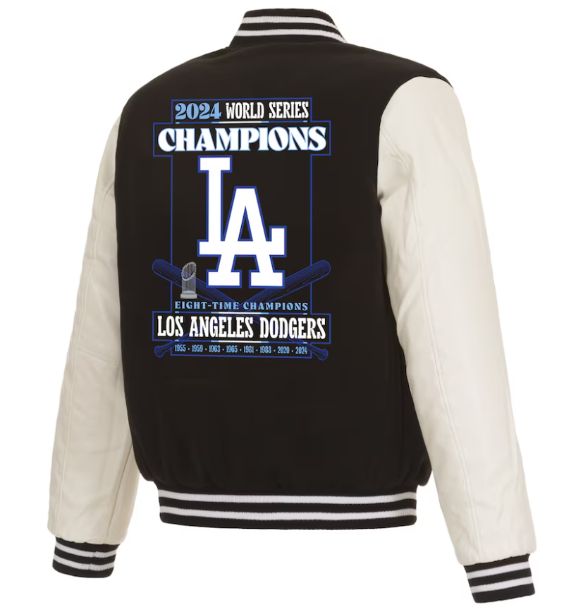 Los Angeles Dodgers JH Design 8-Time World Series Champions
