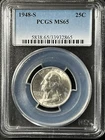 1948-S  25C Washington Quarter Dollar PCGS MS65   33932865