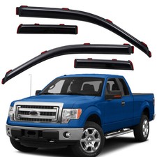 For 2004-2014 Ford F-150 Supercab In-channel Window Vent Visors Sun Rain Guards For 2004-2014 Ford F-150 Supercab In-channel Window Vent Visors Sun Rain Guards