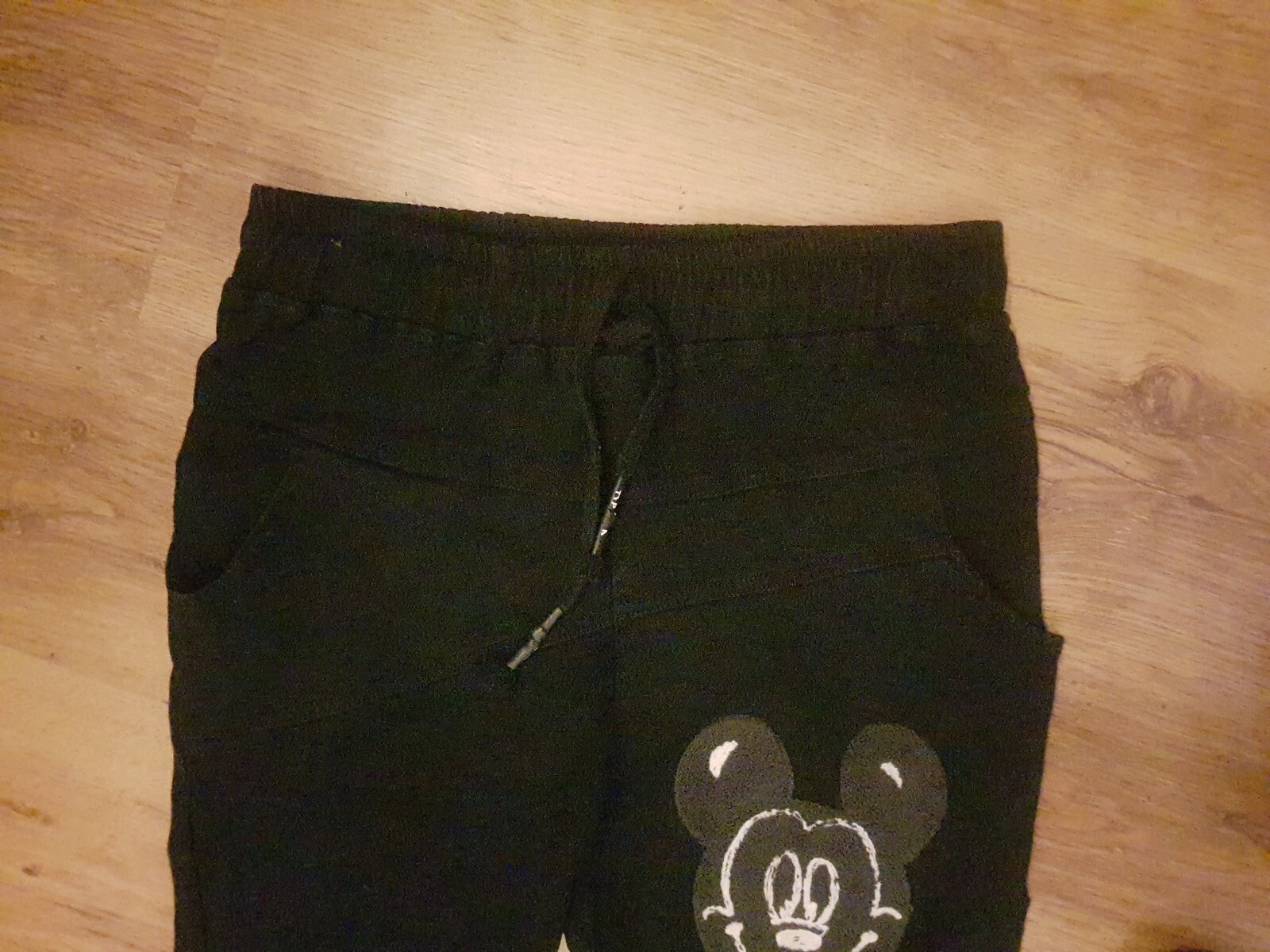 mickey mouse design basic black stretch jean size… - image 5
