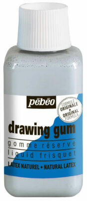 Pebeo Latex Zeichengummi getönt Masking Fluid für Aquarell groß 250ml Flasche