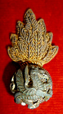 Royal Welch Fusiliers RWF Regiment Officer's Beret Cap Badge (on lugs)