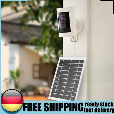 10W 5V Solar Charging Panel with U Shape Port IP65 Waterproof for Camping Hiking