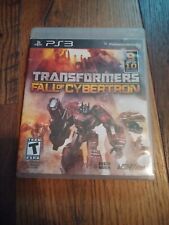 Transformers: Fall of Cybertron (Sony PlayStation 3, 2012) Complete In Box