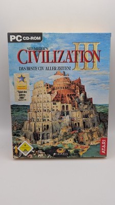 Sid Meier's Civilization III 3 - PC CD-ROM Big Box