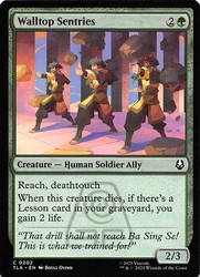 Walltop Sentries 202 Avatar: The Last Airbender Magic: The Gathering Common