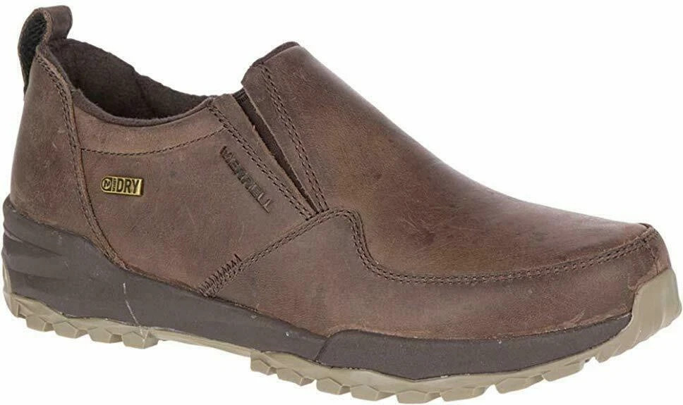 Donna Merrell Icepack Guide Moc Polar impermeabile pelle marrone J99498 TG US6 5