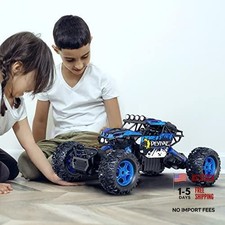 1:12 Large Remote Control car for Boys Kids with Lifting Function,4WD RC Blue