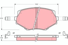 Bremsbelagsatz Vorne für Mazda Mx-5 I NA II NB 93-97