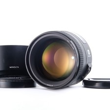 MINT/Tested w/ Hood Minolta AF 85mm f/1.4 G Lens Sony A Mount From Japan