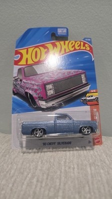 Hot Wheels 2026 KeepItZen CUSTOM Baby Blue '83 Chevy Silverado Real Riders Swap