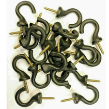 Iron Screw Hooks METAL MUG HOOK Kitchen Storage Peg universal Cup Holder hang