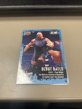 2022 Upper Deck AEW Wrestling Debut Dates #DD-2 Paul Wight wrestling card