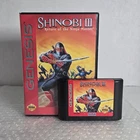 Shinobi III: Return of the Ninja Master Sega Genesis No Manual Authentic Tested