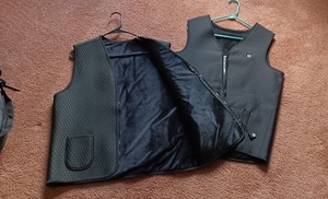  2 Black Heated Vest without Battery Pack,  Adult  Size L   (read description )