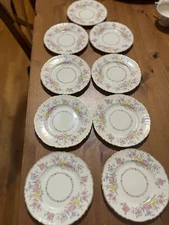 9 BRIARCLIFF Federal Shape Syracuse China Bread Plates - Dessert Plates 6.5"