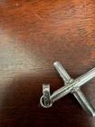 MEXICO 925 Silver  Vintage Etched Cross Pendant — photo 4