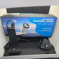 6 in 1 Fast Multi Function Charging Stand Wireless Phone Charging Station Black