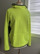 Nike Therma Fit Neon Yellow Hoodie Womens XL