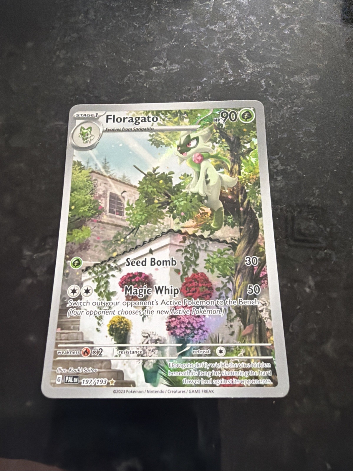 Floragato 197/193 Paldea Evolved Illustration Rare Holo Full Art EN 2023