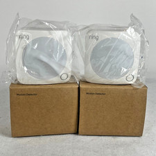 Ring Alarm Motion Detector x2  White 2nd Gen Z Wave S2 Model 4SP1SZ  0EN0 NEW