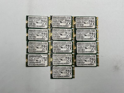 LOT OF 13 SanDisk 16GB M.2SSD0E97864 04X4456 SSD Drive