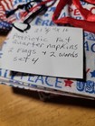 Napkins Set Of 4 Red, White And Blue Napkins — photo 3