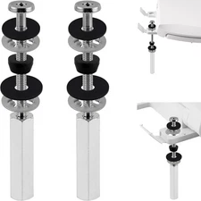 iFealClear 2 Pack Universal Toilet Seat Bolts Bolts, Multicolored 