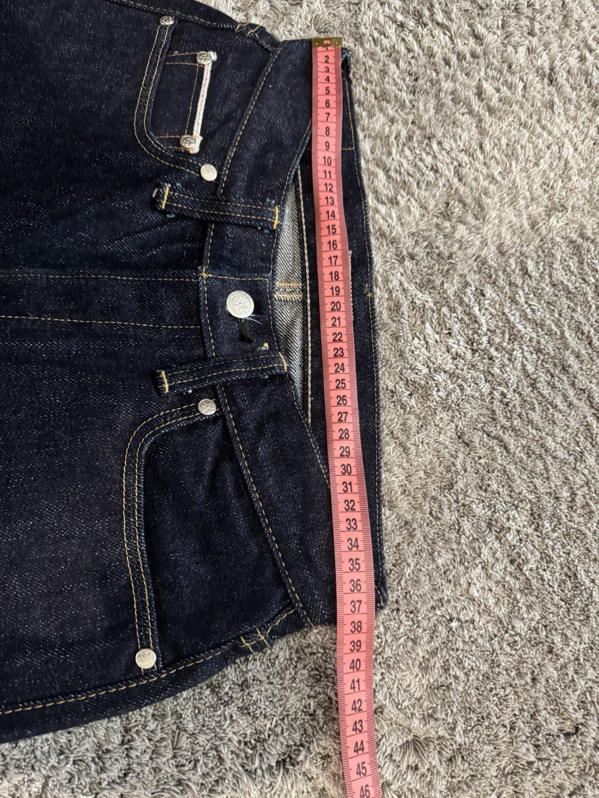 Samurai Jeans S003jp Yamato 21OZ Selvedge Denim Slim Indigo One Wash 31/36