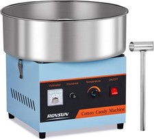 Candy Floss Maker Electric Cotton Candy Maker w/Stainless Steel Bowl  Suga