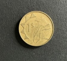 1 Dollar 1993 Namibia Gaukleradler Vogel Tier KM# 4