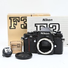 Nikon F3 35mm SLR Film Camera Body with AS-4 adapter and original box US STOCK