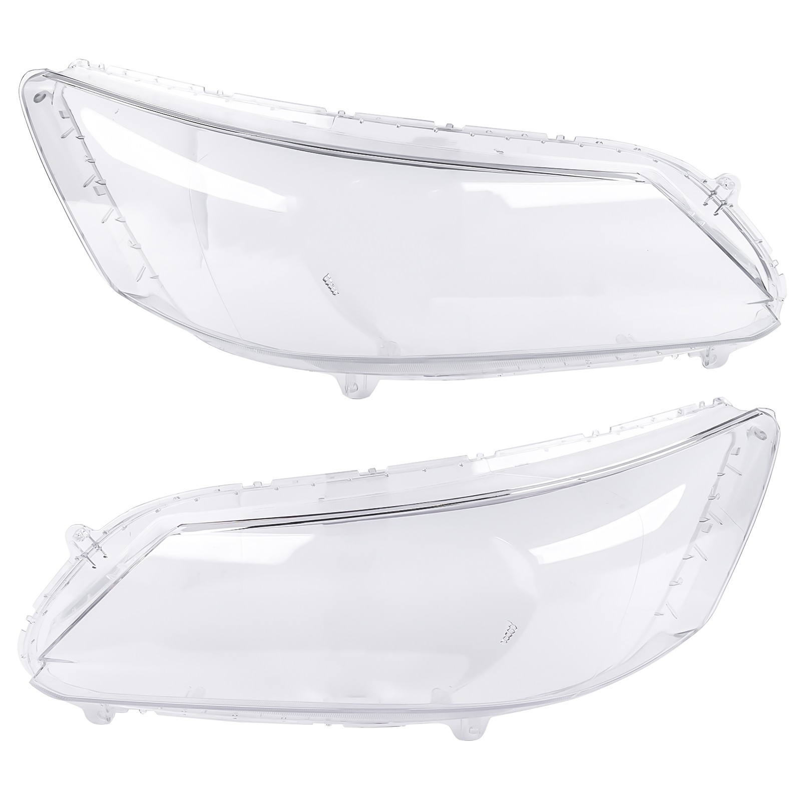 Pair Headlight Lens Cover Headlamp Lenses Clear for 2013-2015 Honda Accord LH&RH