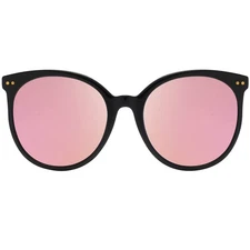 DUCO Retro Women’s Polarized Round Sunglasses Vintage UV400 Acetate Frame DC2340