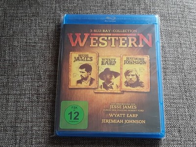WESTERN COLLECTION deutsches 3-Disc Blu-Ray Set Jesse James Wyatt Earp J Johnson