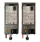 LOT 2x DELL POWEREDGE 0XYXMG D750E-S2 R620 R720 POWER SUPPLY 750W 80+ TITANIUM