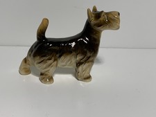 Vintage Ceramic Scottish Terrier Scottie Dog Figurine - Japan