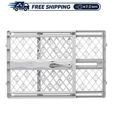 Durable Pressure Mount Pet Gate: Perfect for Doorways 26-40" Wide