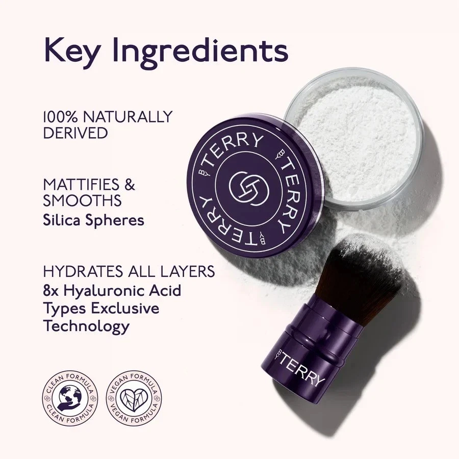 By Terry Hyaluron Hydra-Puder Set 10g Mit Rückziehbarer Pinsel BNIB - Bild 4 von 4