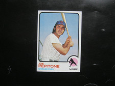1973 Topps high # 580 Joe Pepitone Chicago Cubs Nice NM