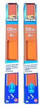Hot Wheels Track Builder Unlimited 16ft. Straight orange Track 4 pks of 4ft ea.
