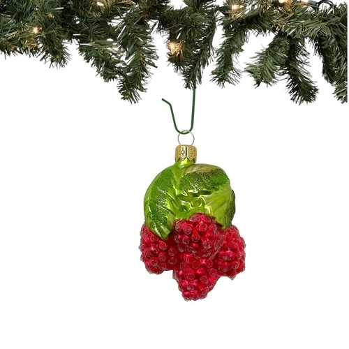 Pinnacle Peak Trading Cluster of Raspberries Christmas Tree Ornament