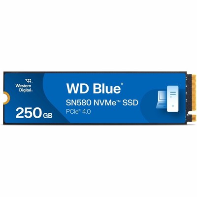 WD Blue SN580 WDS250G3B0E 250GB Solid State Drive M.2 2280 Internal PCI Express