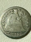 1853 Seating Liberty Dime
