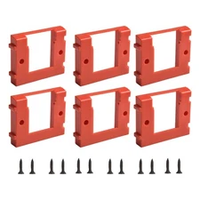Sleek and Sturdy Design 6 pcs Wall Mount Holders for Einhell Batteries